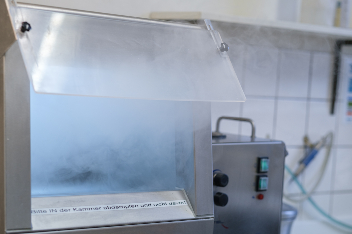 Dampfstrahler für Objektreinigung